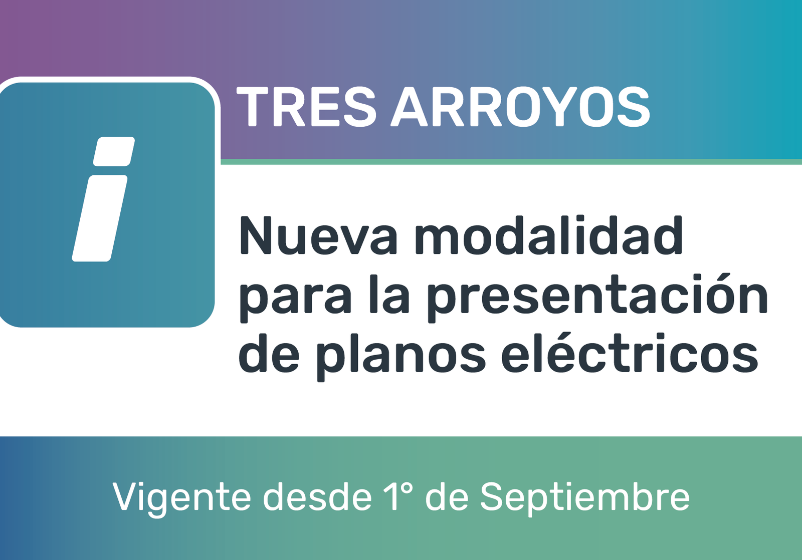 Presentación de planos eléctricos en Tres Arroyos