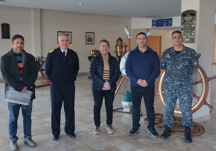 Visita del distrito VI a la Base Naval Puerto Belgrano.