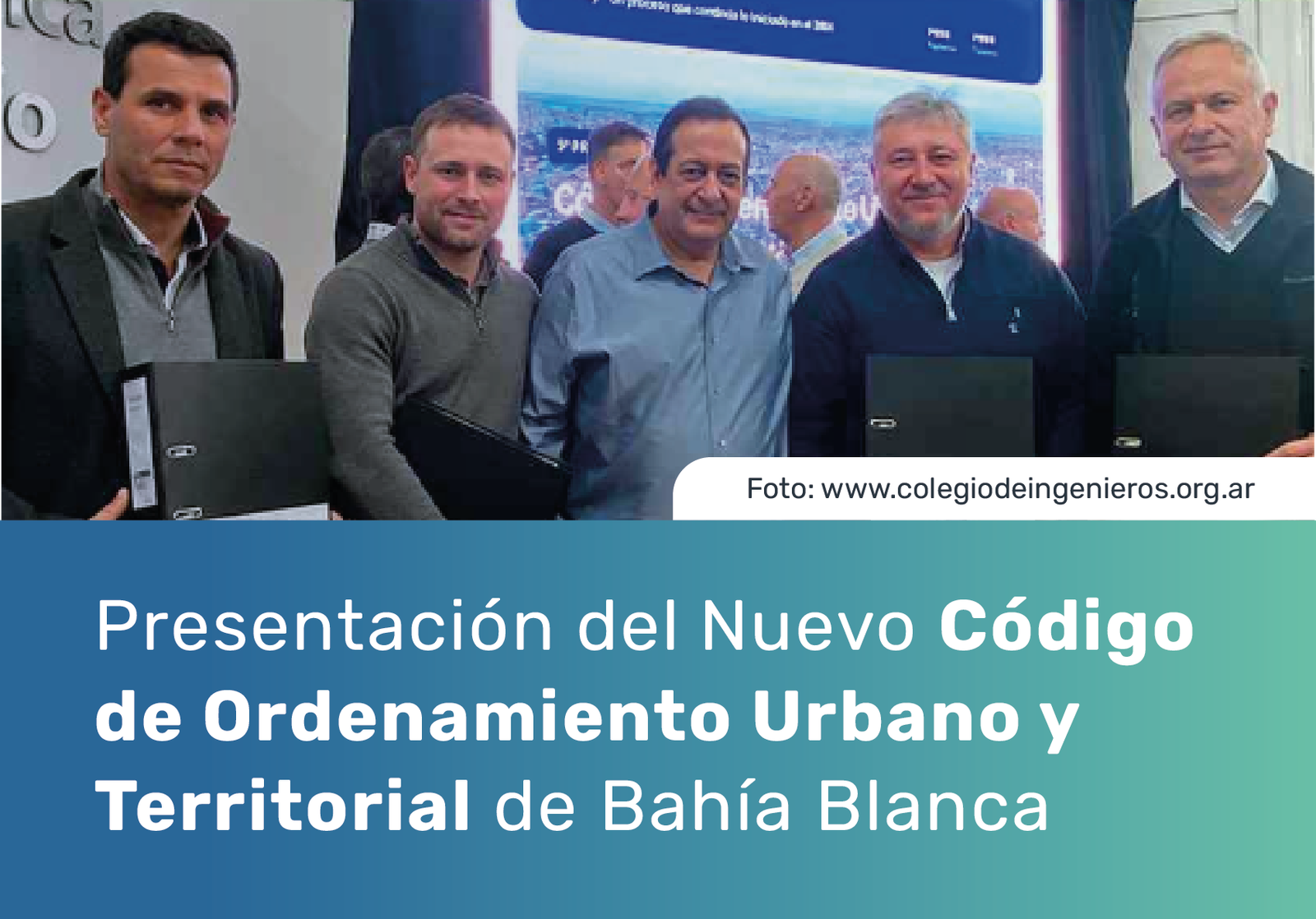 Participación activa en el nuevo Código de Ordenamiento Urbano y Territorial de Bahía Blanca